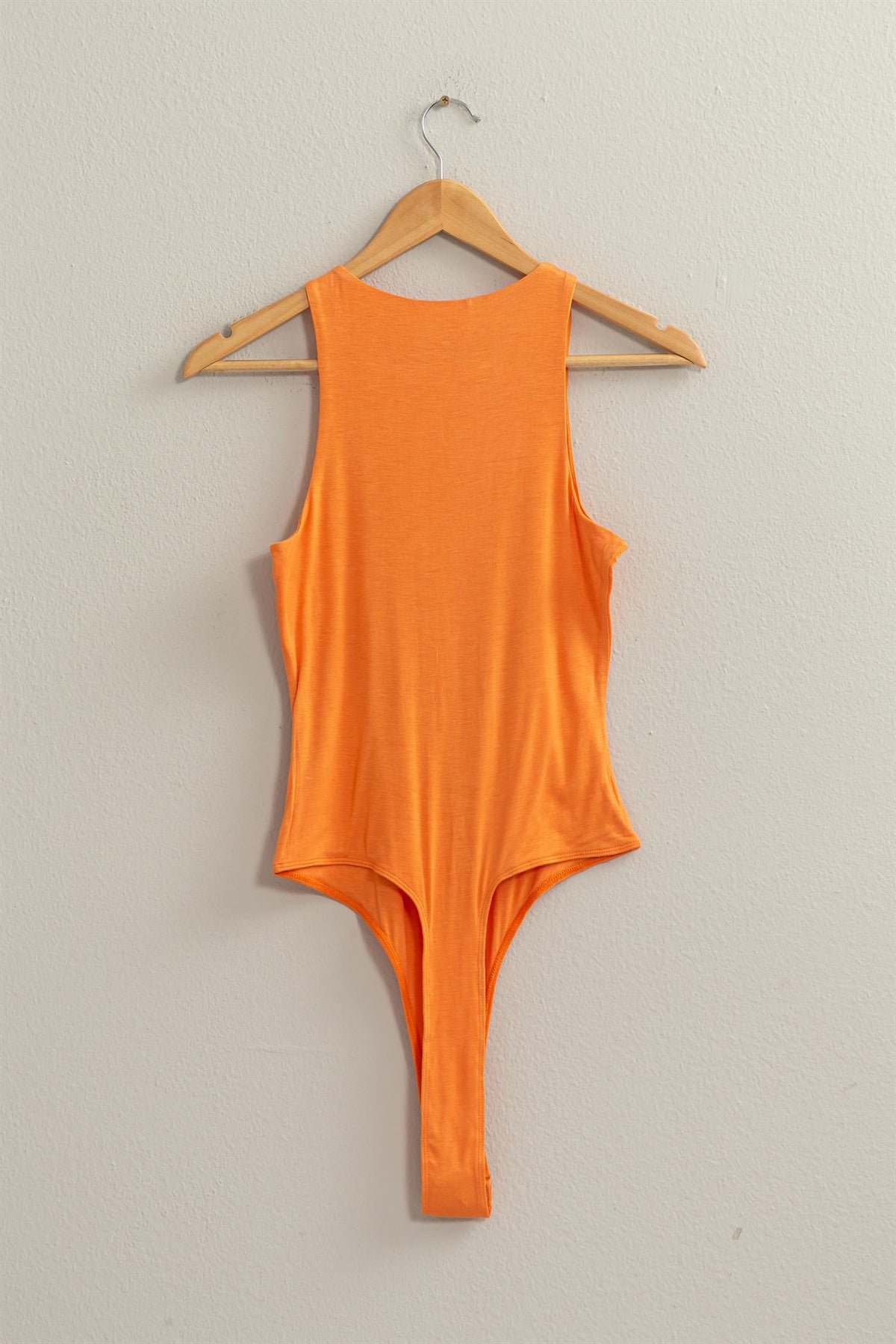 High Neck Bodysuit - Orange