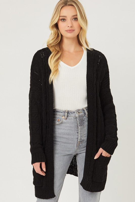 Harvest Cardigan - Black