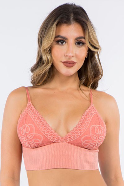 Lace Bralette - Dessert Sand