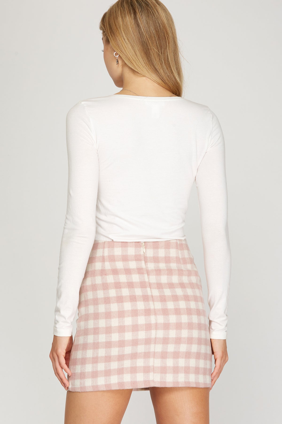 Gingham Skirt