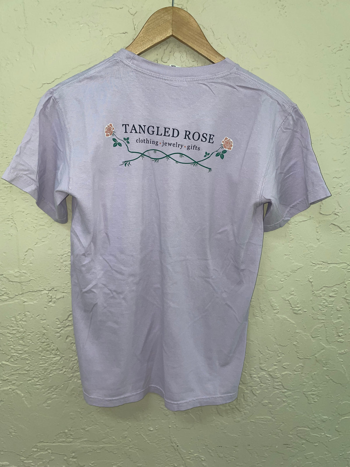 Tangled Rose Babe Shirt - Lilac