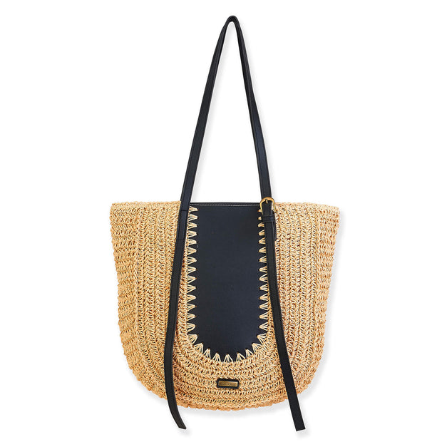 Lana Crochet Tote - Natural