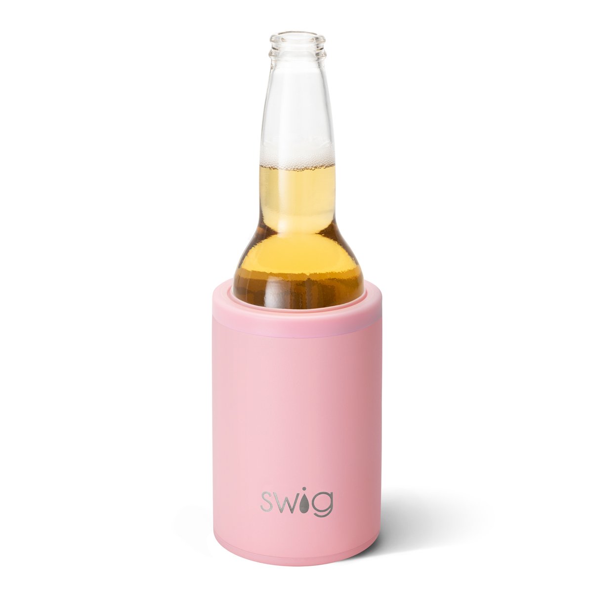 12oz Bottle & Can Swig- Matte Blush