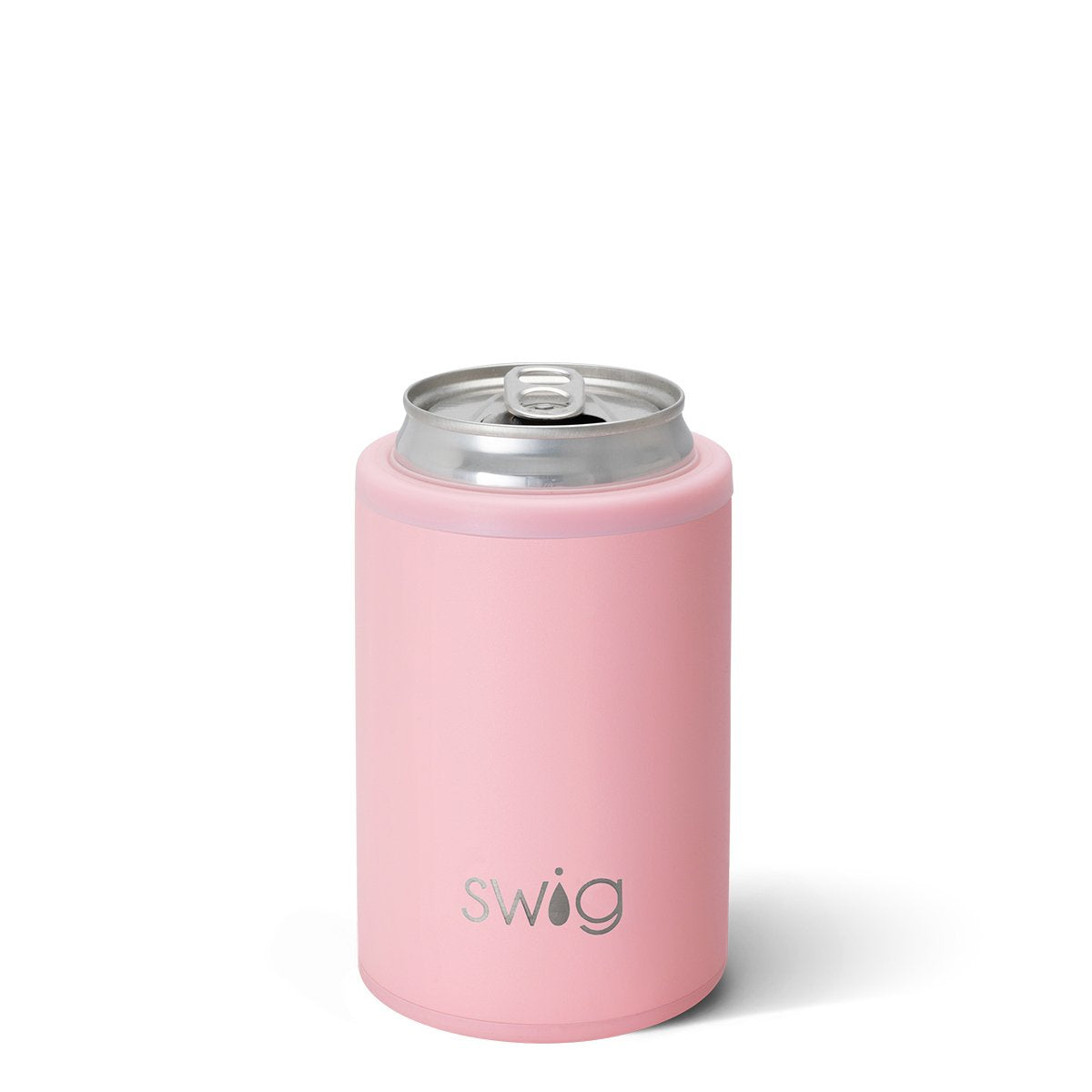 12oz Bottle & Can Swig- Matte Blush